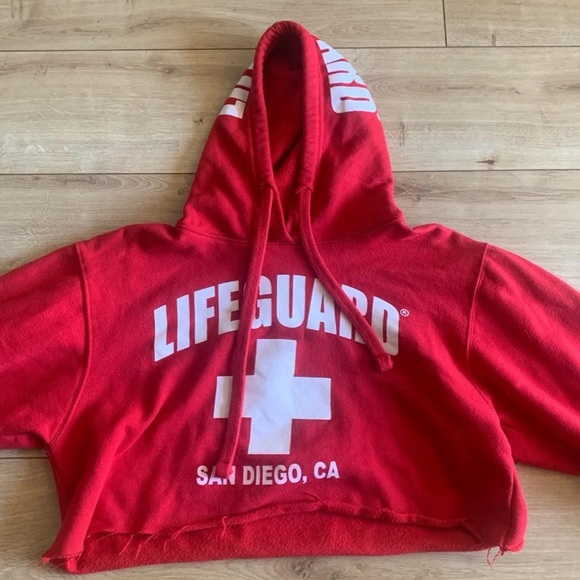 Lifeguard cropped hoodie - Picture 1 of 3
